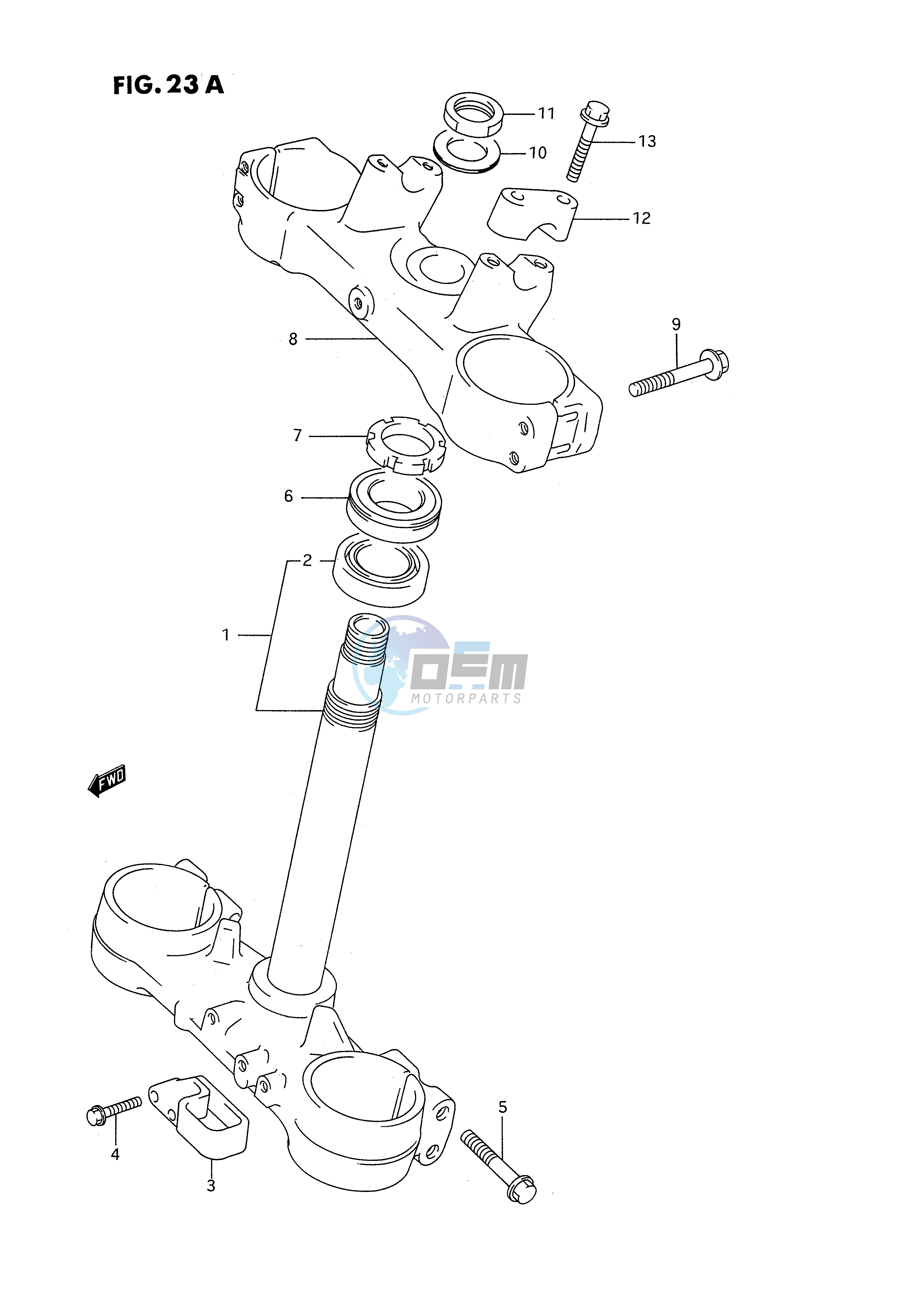 STEERING STEM (MODEL P R S)