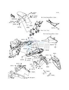 Z800 ZR800CFF UF (UK FA) XX (EU ME A(FRICA) drawing Fenders