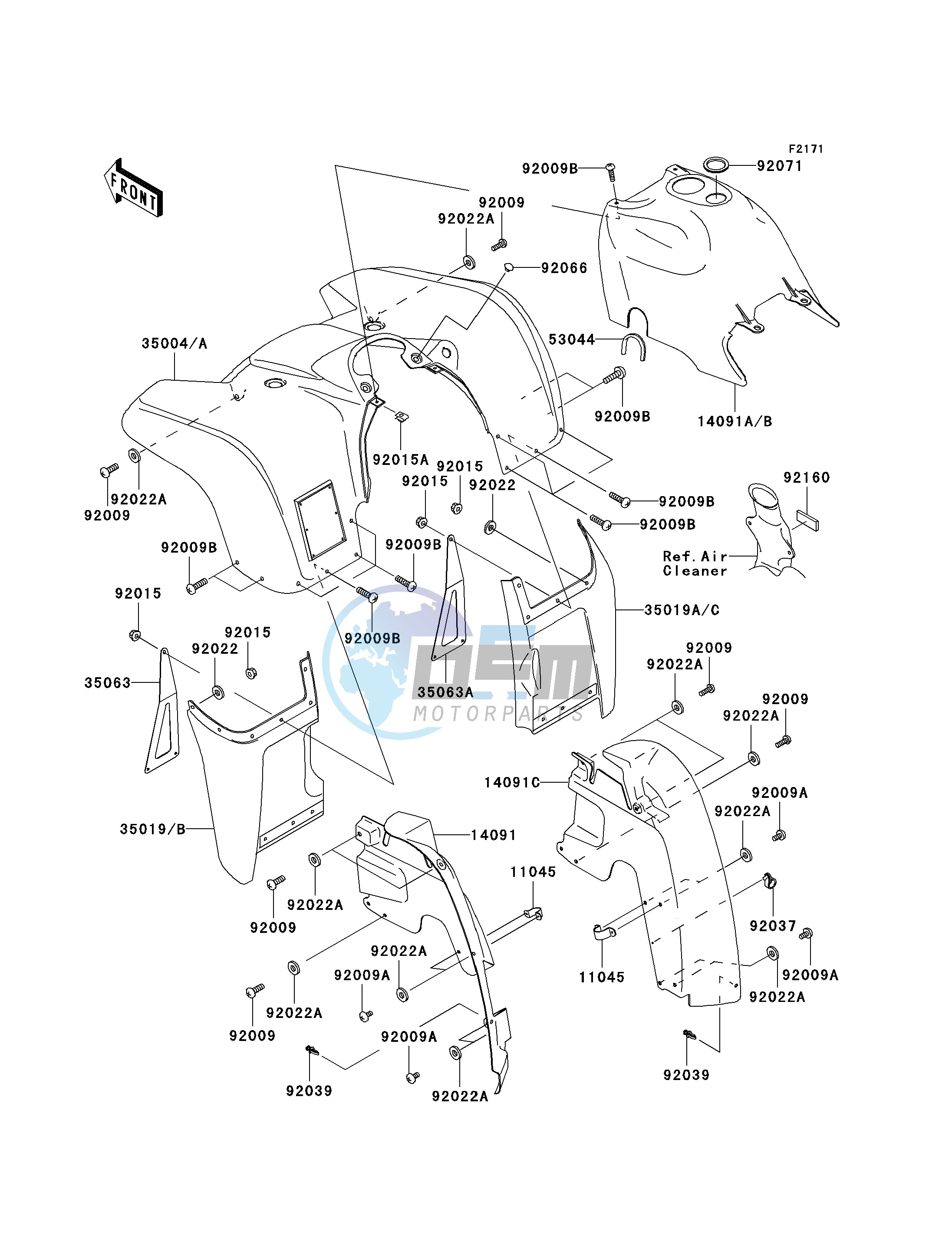 FRONT FENDER-- S- -