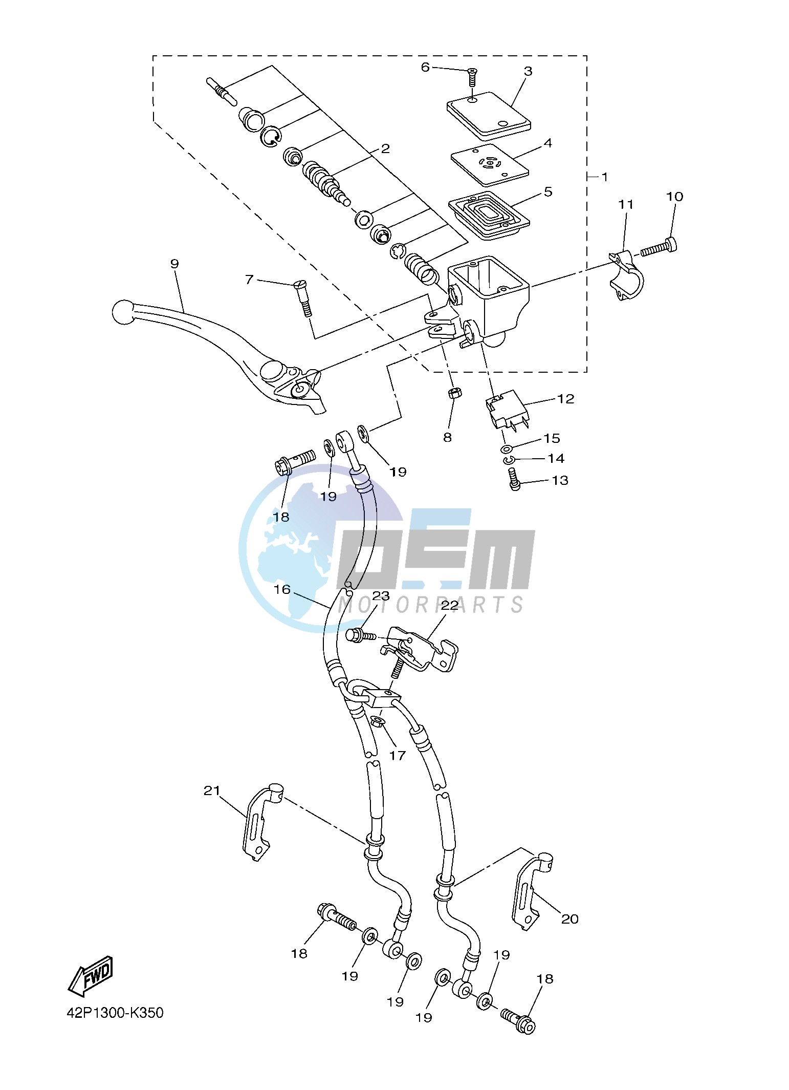 FRONT MASTER CYLINDER