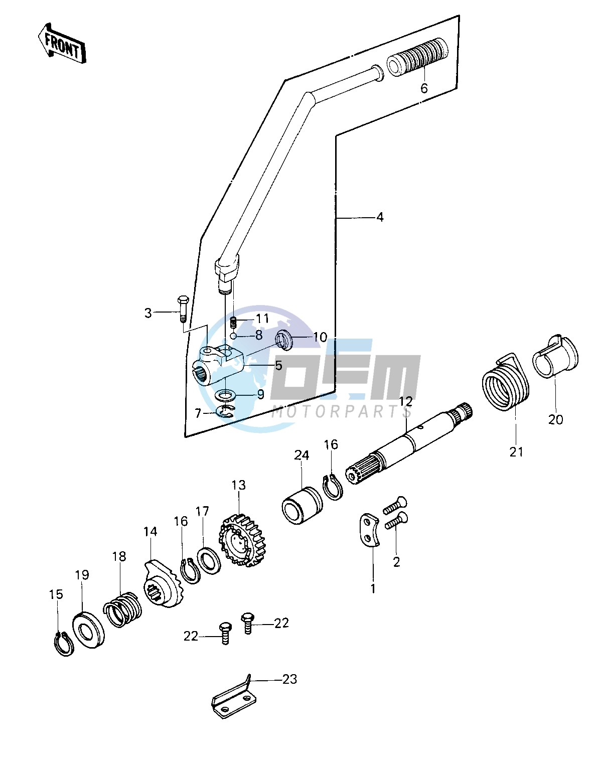 KICKSTARTER MECHANISM