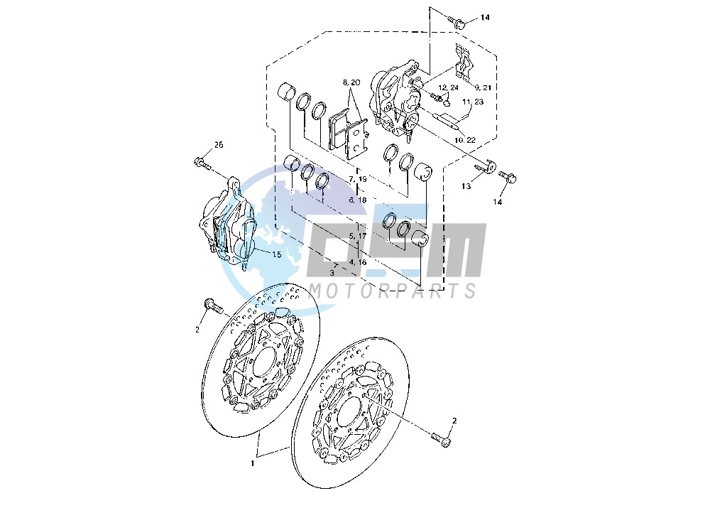 FRONT BRAKE CALIPER