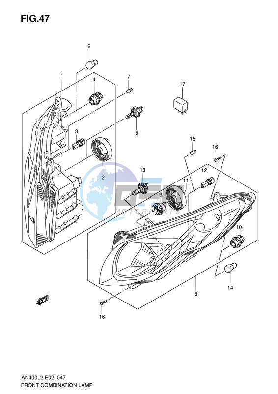 FRONT COMBINATION LAMP