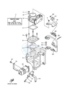 F225BETX drawing THROTTLE-BODY