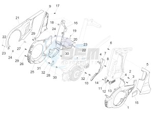 Wi-Bike Uni Mech Comfort 0 drawing Central cover