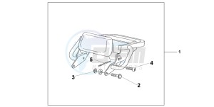 CB1300S CB1300SUPERBOLD'OR drawing REAR CARRIER