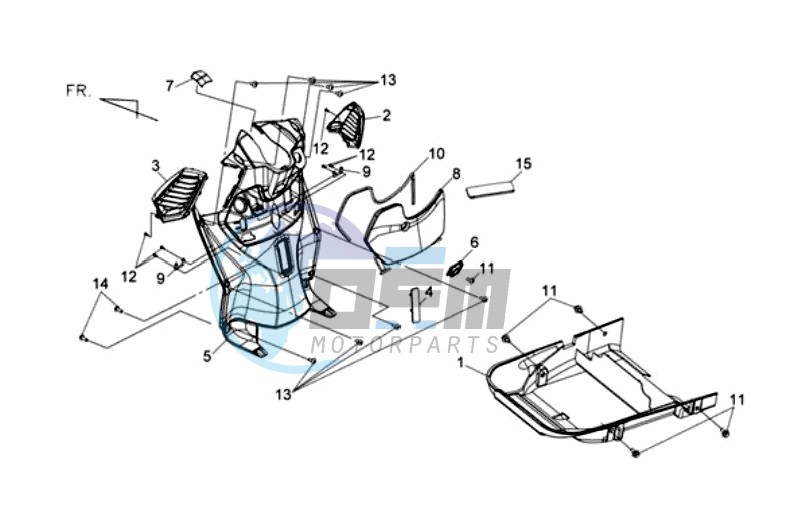 INNER LEG SHIELD / UNDERTAIL