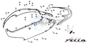 ALLO 50 45 KM/H L6 drawing COWLING