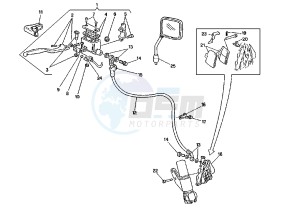 RIVER 500 drawing FRONT BRAKE SYSTEM