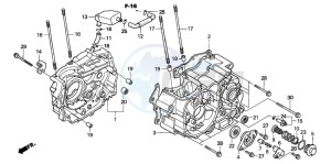 CG125ES drawing CRANKCASE