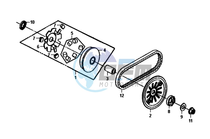 MOVABLE FLANGE / V-BELT