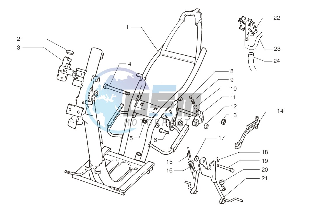 Chassis-Central stand