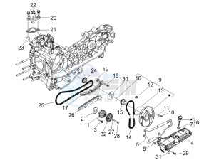 Runner 125 VX 4t e3 (UK) UK drawing Oil pump