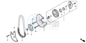 FES125 S-WING drawing OIL PUMP