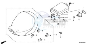 VT750CA9 Australia - (U / SPC) drawing SEAT