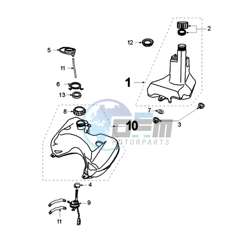 TANK AND FUEL PUMP