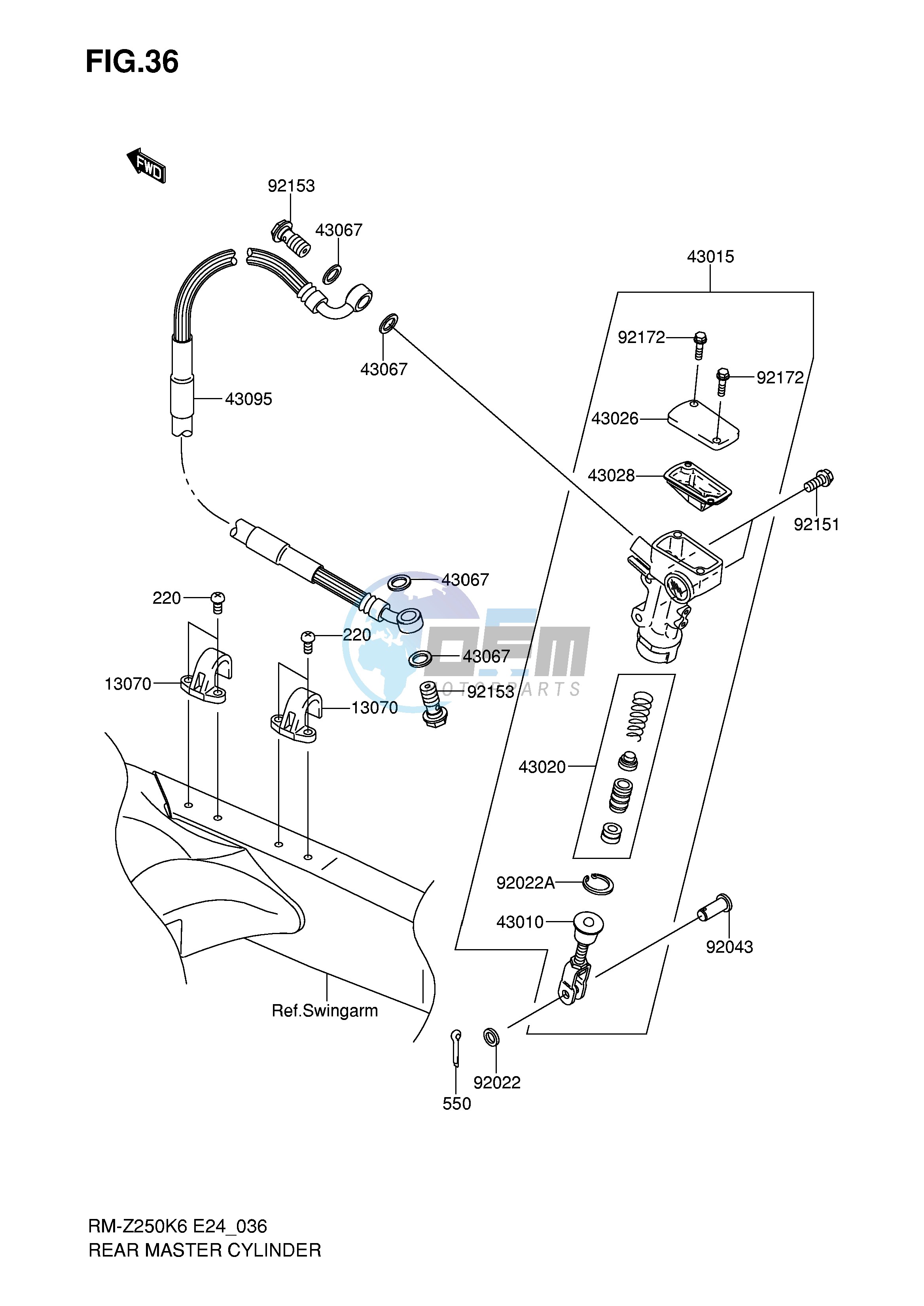 REAR MASTER CYLINDER