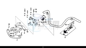 ALLO 50 (25 KM/H) (AJ05WA-NL) (L8-M0) drawing HANDLE PIPE HANDLE COVER