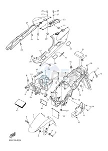 FJR1300AE FJR1300-AS FJR1300AS (B954) drawing FENDER