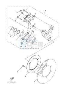 XT1200Z SUPER TENERE ABS (BP83) drawing REAR BRAKE CALIPER