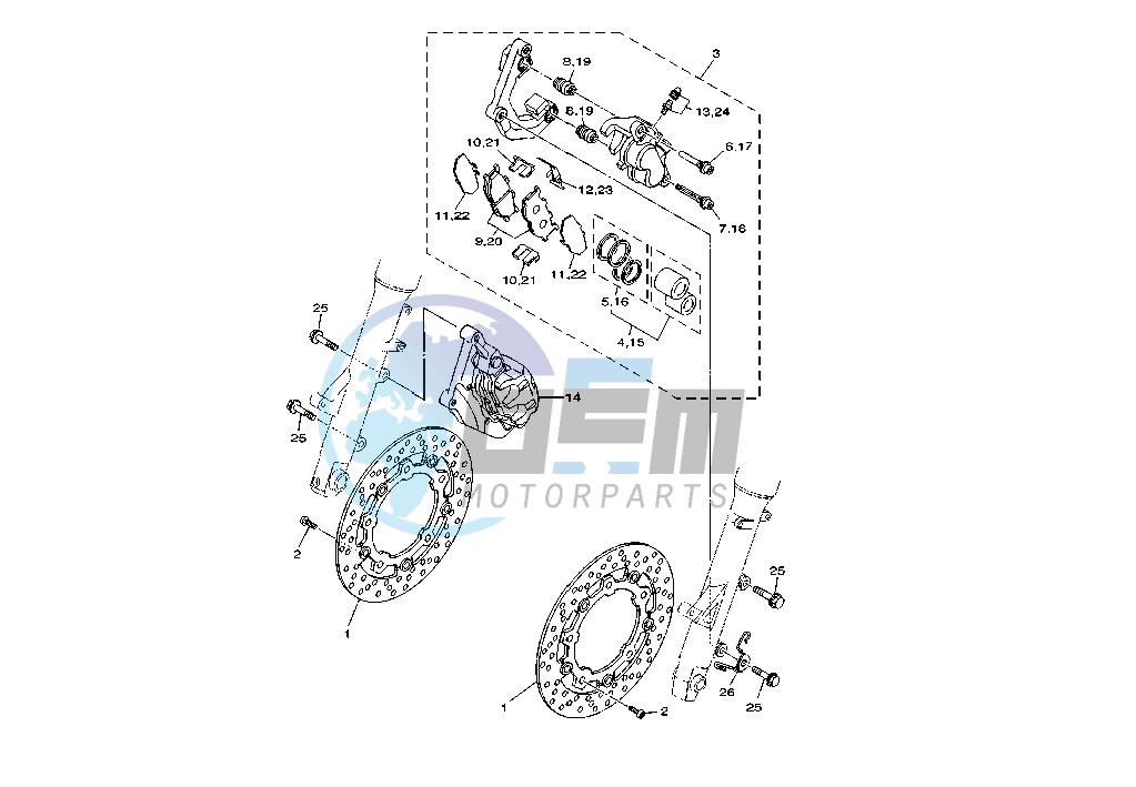 FRONT BRAKE CALIPER