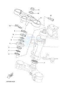 YZF-R125 R125 (5D7R 5D7R 5D7R) drawing STEERING