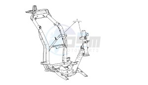 SONAR - 150 CC VTHLS3A1A 4T drawing FRAME