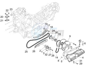 Liberty 150 4t e3 moc drawing Oil pump