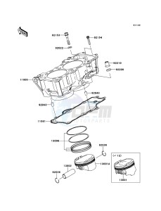 VERSYS_ABS KLE650DCF XX (EU ME A(FRICA) drawing Cylinder/Piston(s)