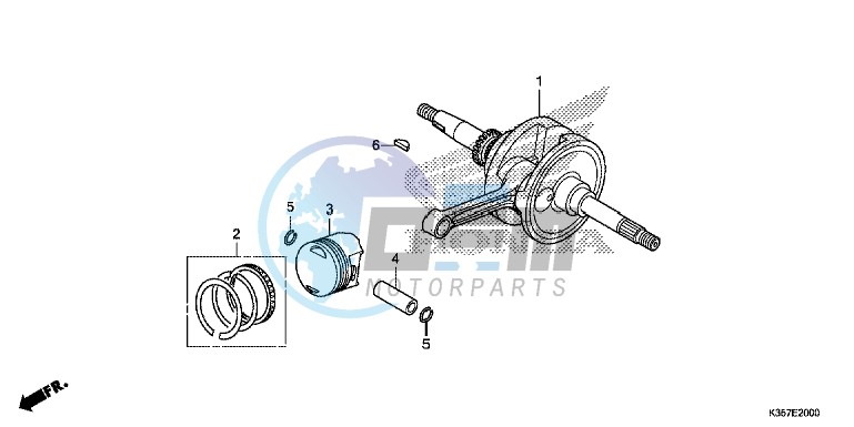 CRANKSHAFT/PISTON