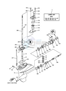 F20BMHL drawing LOWER-CASING-x-DRIVE-1