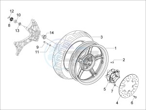 Runner 200 ST 4t e3 drawing Rear Wheel