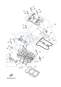 MTT690-A MT-07 TRACER TRACER 700 (BC61 BC61 BC61) drawing CYLINDER HEAD