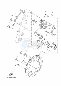 GPD125-A NMAX 125 (BAL8) drawing CYLINDER