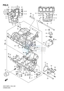 GSX1300R (E2) Hayabusa drawing CRANKCASE