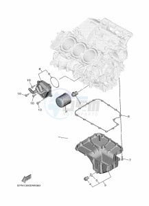 MT-09 MTN890 (B7NC) drawing OIL CLEANER