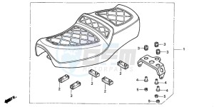 CM125C drawing SEAT