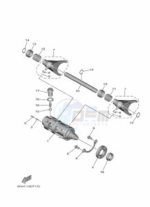 YXE1000EWS YX10ERPSP (B4ML) drawing SHIFT CAM & FORK