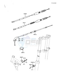 KDX 80 B [KDX80] (B2-B3) [KDX80] drawing CABLES