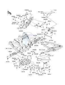 KSF 450 B [KFX450R MONSTER ENERGY] (B8F-B9FB) B8FA drawing FOOTRESTS