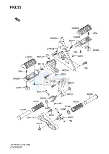 VZ1600 (E19) drawing FOOTREST