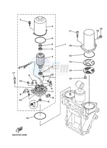 F250AETX drawing TILT-SYSTEM-2