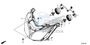 NSS300D Forza - NSS300D UK - (E) drawing HEADLIGHT