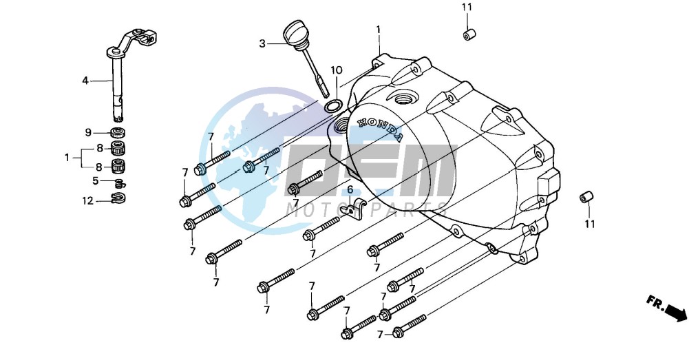 RIGHT CRANKCASE COVER