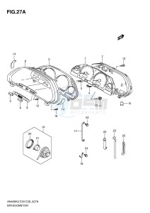 AN400 (E3-E28) Burgman drawing SPEEDOMETER (AN400SK5 SK6)