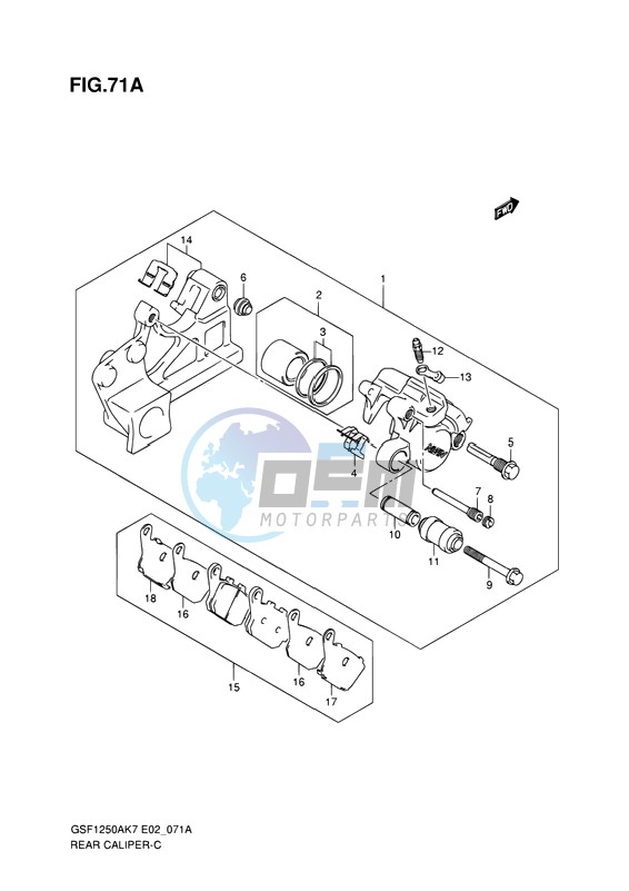 REAR CALIPER