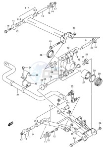 LT-A700X (E17) drawing REAR SUSPENSION ARM