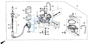 SFX50S drawing CARBURETOR