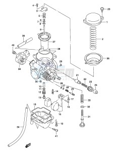 GZ125 (P19) drawing CARBURETOR (MODEL K3)