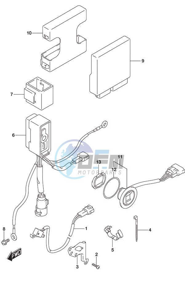 PTT Switch/Engine Control Unit High Thrust